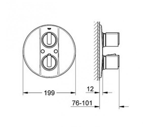 Grohtherm2000 Термостат для душа