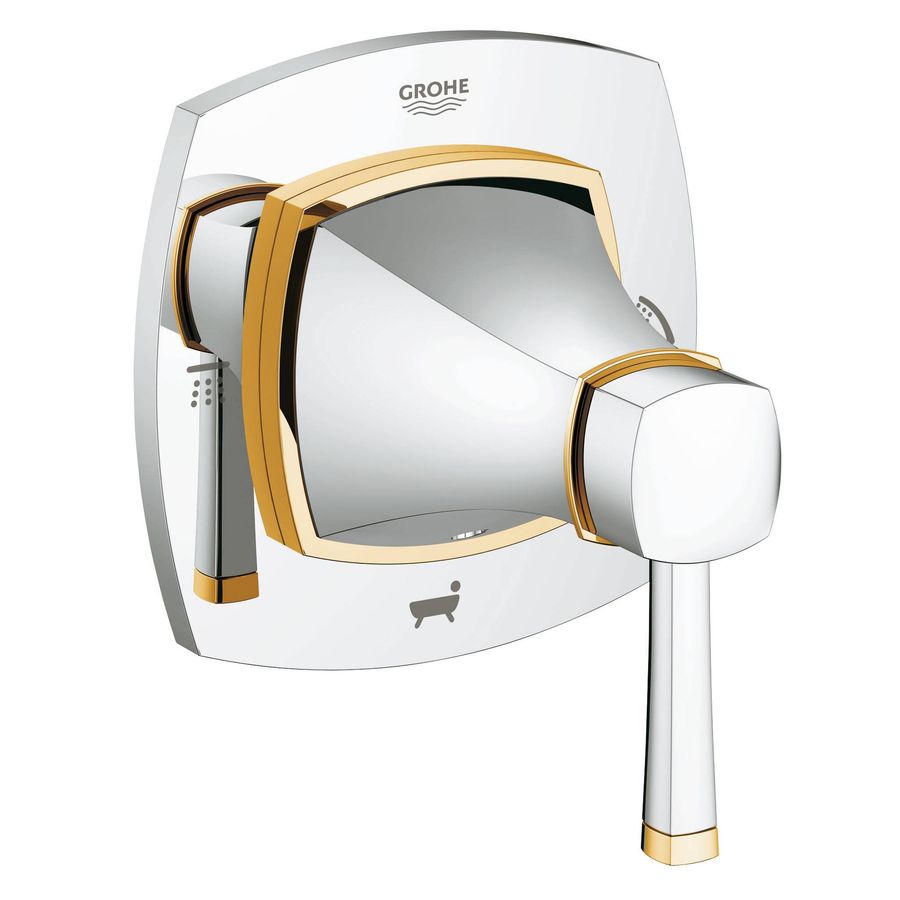 Зовнішня частина перемикача Grohe Grandera на 3 положення для 29708000, хром/золото (19942IG0)
