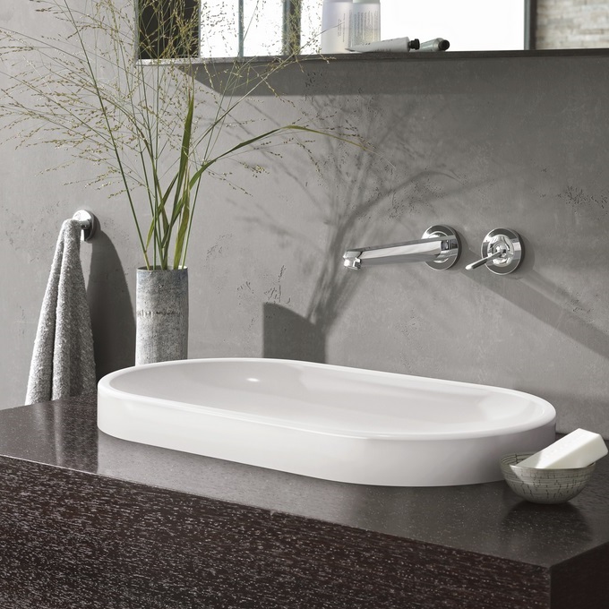 Змішувач для раковини на два отвори Grohe Eurodisc Joy L-size (19969000)