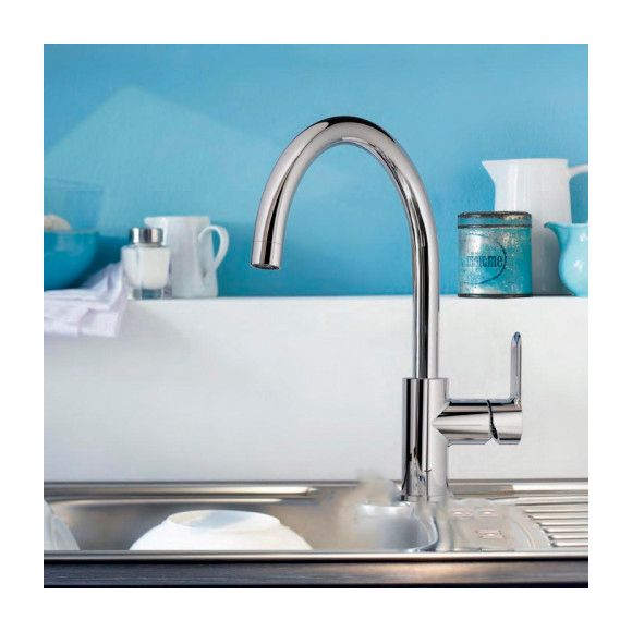 Змішувач для умивальника Grohe BauEdge L-Size, хром (23093000)