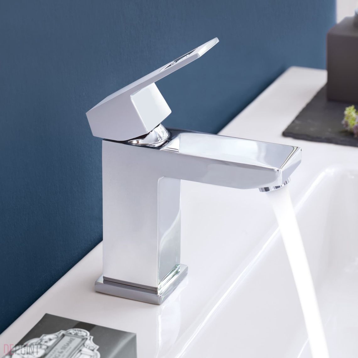 Змішувач для умивальника Grohe Eurocube S-Size, без донного клапана, хром (2313200E)
