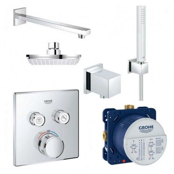 Душова система Grohe Grohtherm Smartcontrol Cube, хром (23409SC0)