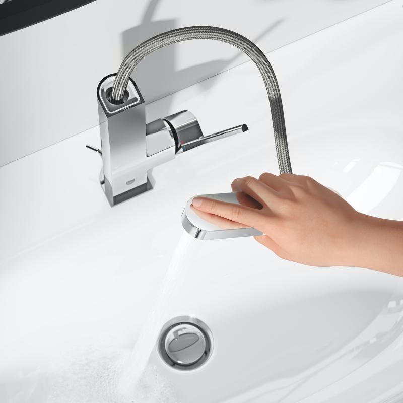 Змішувач для умивальника Grohe Plus L-Size, хром (23844003)