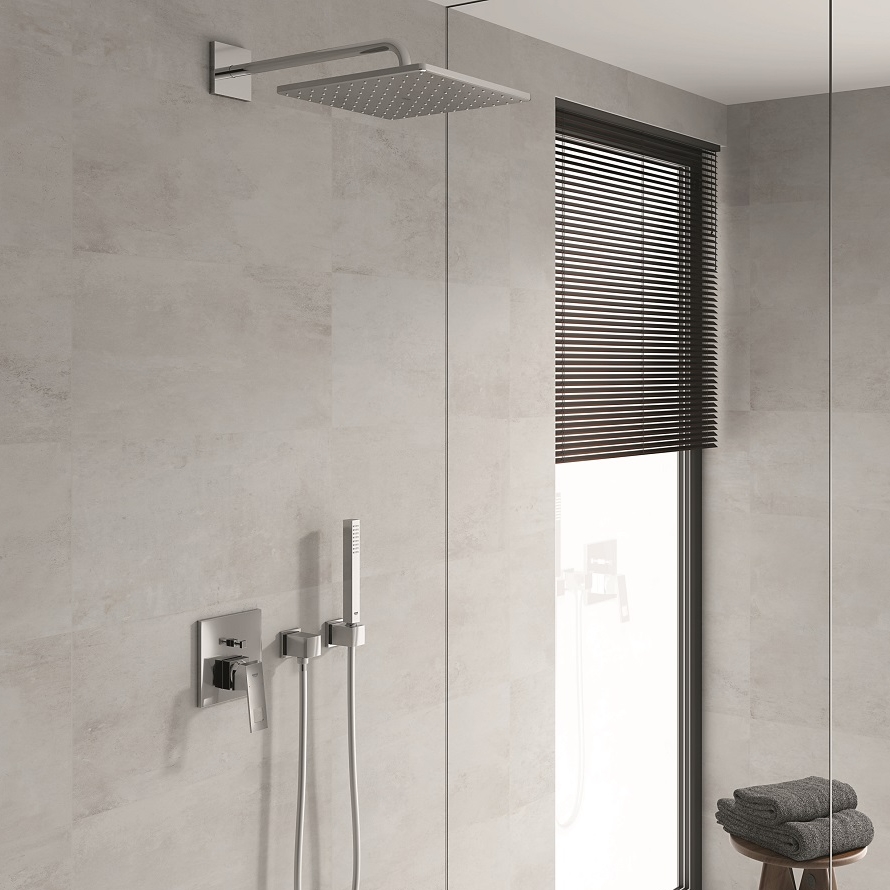 Набір для комплектації душу Grohe Eurocube із Rainshower Mono 310 Cube, хром (25238000)