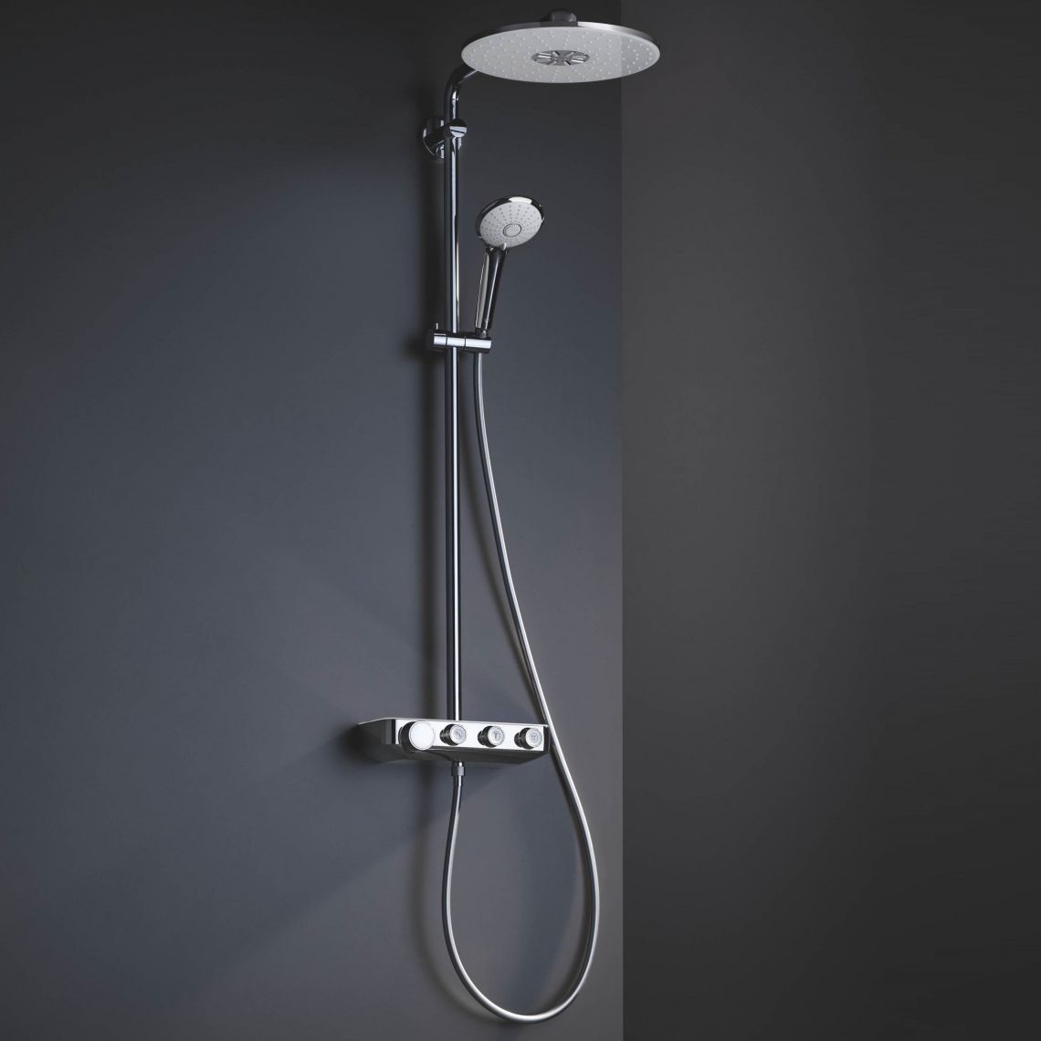 Душова система Grohe Euphoria Smart Control System 310 Duo з термостатом, біла місяць (26507LS0)