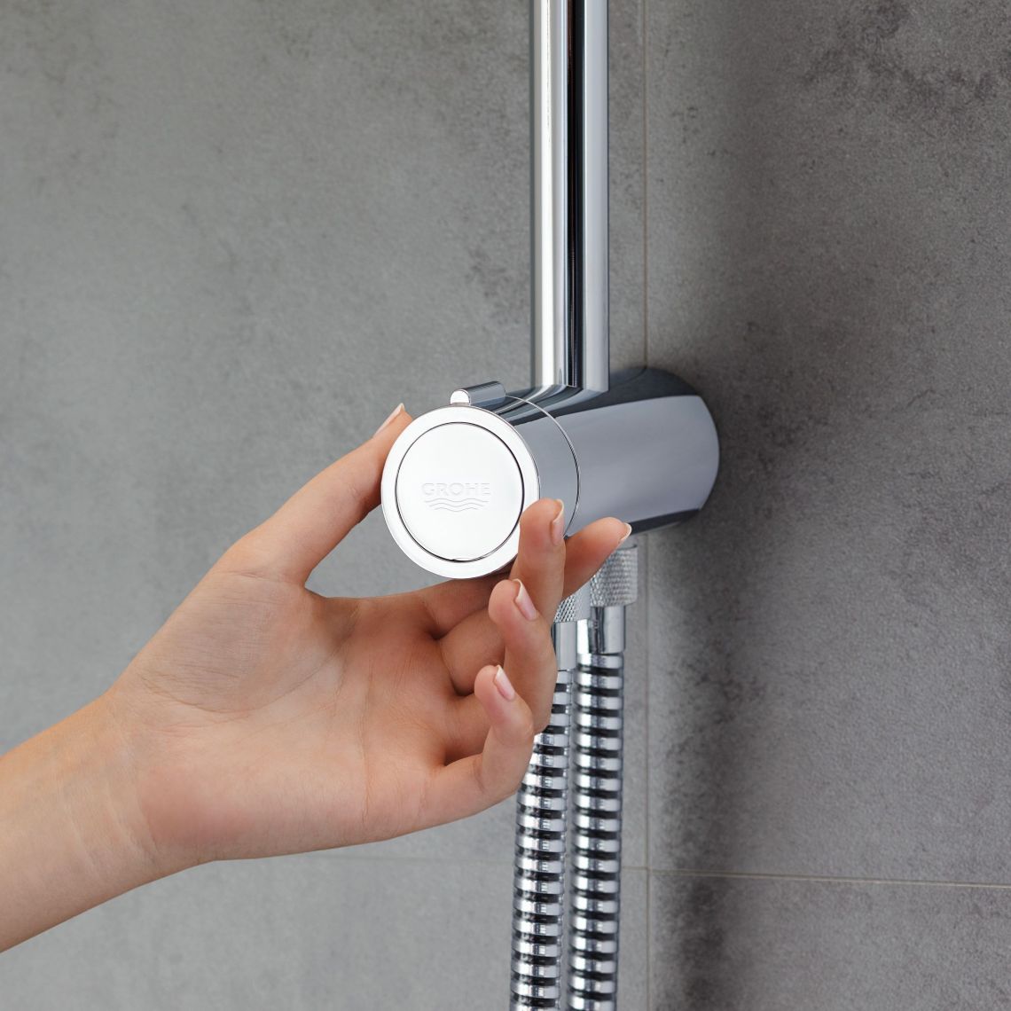 Душова система Grohe New Tempesta Rustic System 200, хром (27399001)