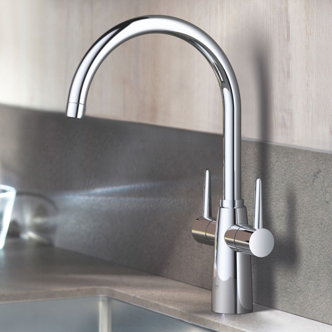 Змішувач для кухні Grohe Ambi (30189000)