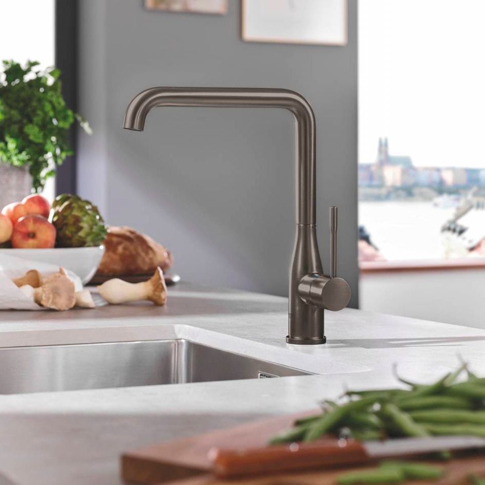 Змішувач для кухні Grohe Essence, графіт матовий (30269AL0)