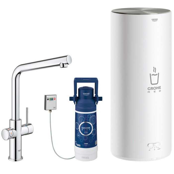 Кухонний змішувач з бойлером L-size GROHE Red Duo (30325001)