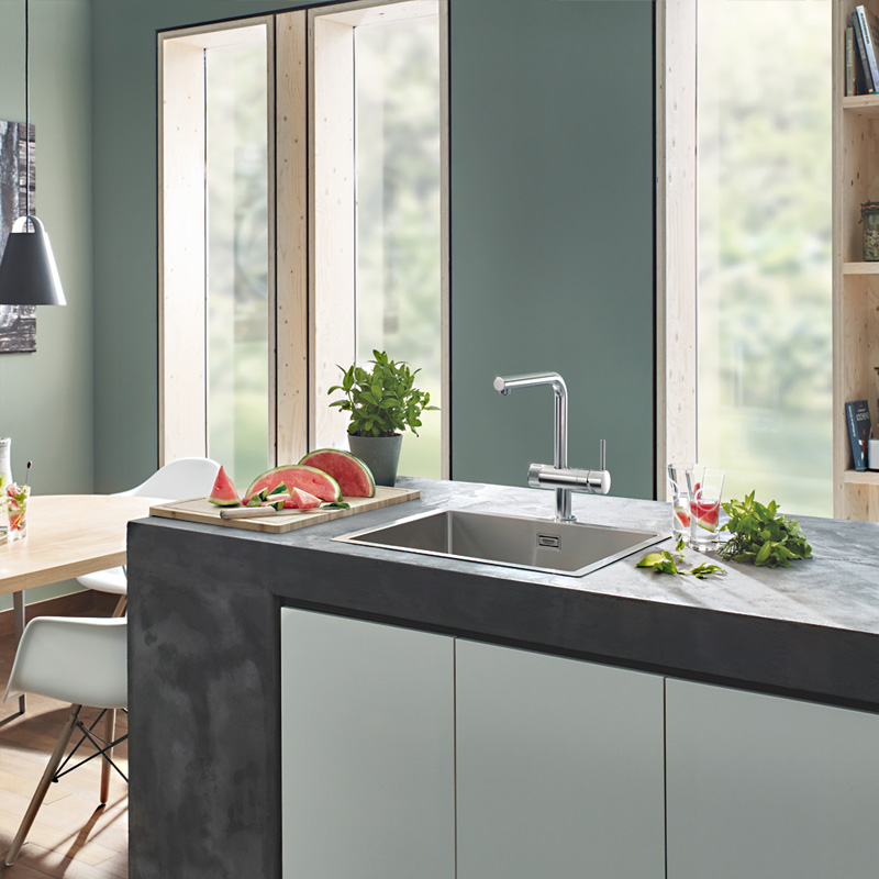 Змішувач для кухні Grohe Blue Pure Mint, сталь (30382DC0)