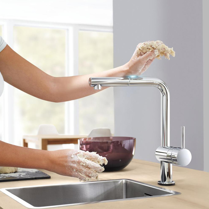 Кухонний змішувач сенсорний для мийки GROHE Minta Touch (31360DC1)