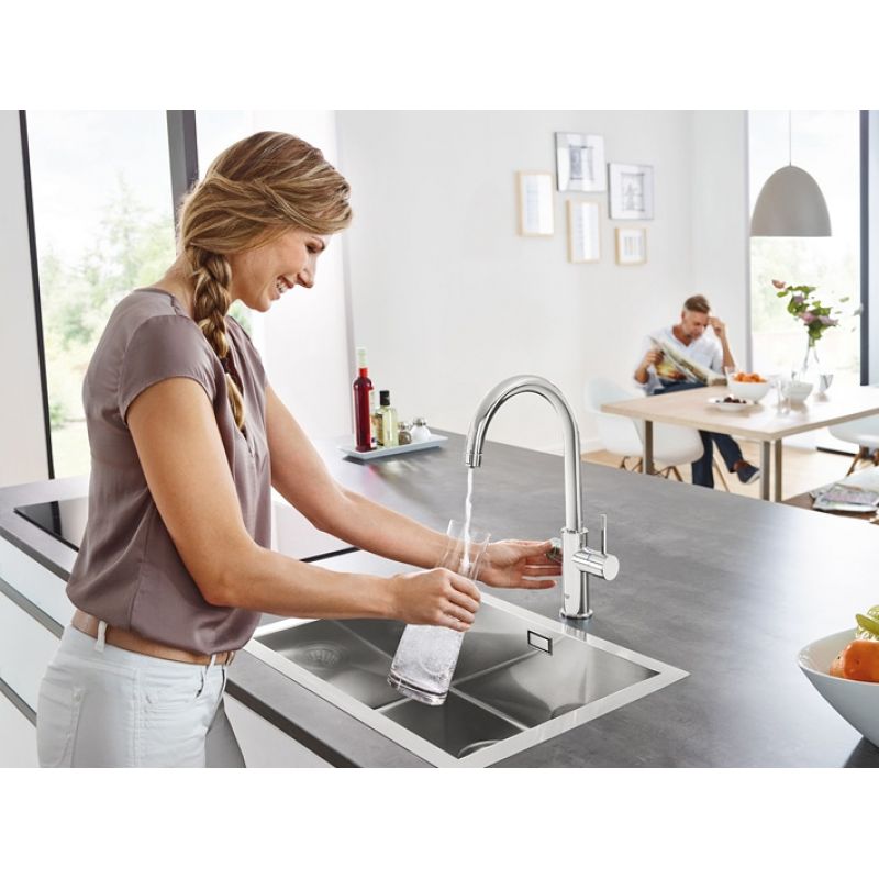 Змішувач для кухні Grohe Blue Home, хром (31455000)