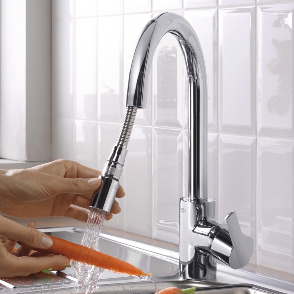 Кухонний змішувач для мийки GROHE Eurosmart Cosmopolitan (31481000)