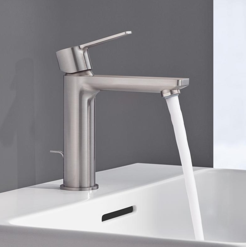 Змішувач для раковини Grohe Lineare New S-Size, сталь (32114DC1)
