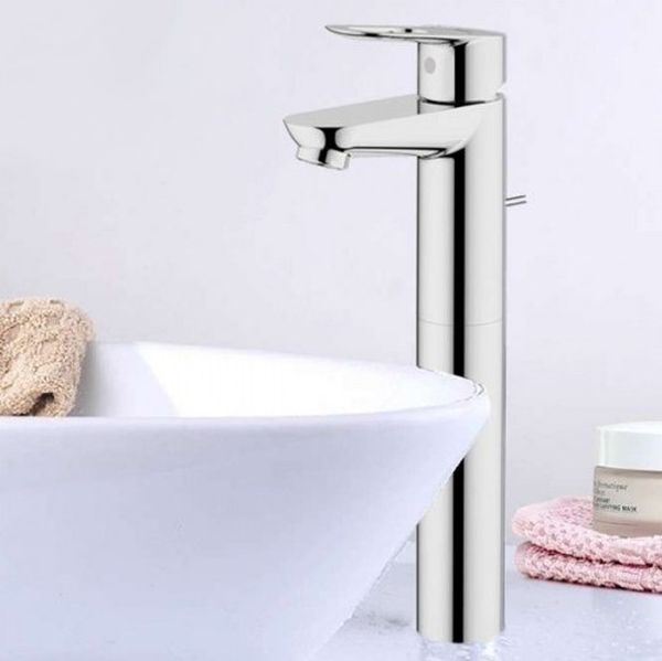 Змішувач для умивальника Grohe BauLoop XL-Size з донним клапаном, хром (32856000)
