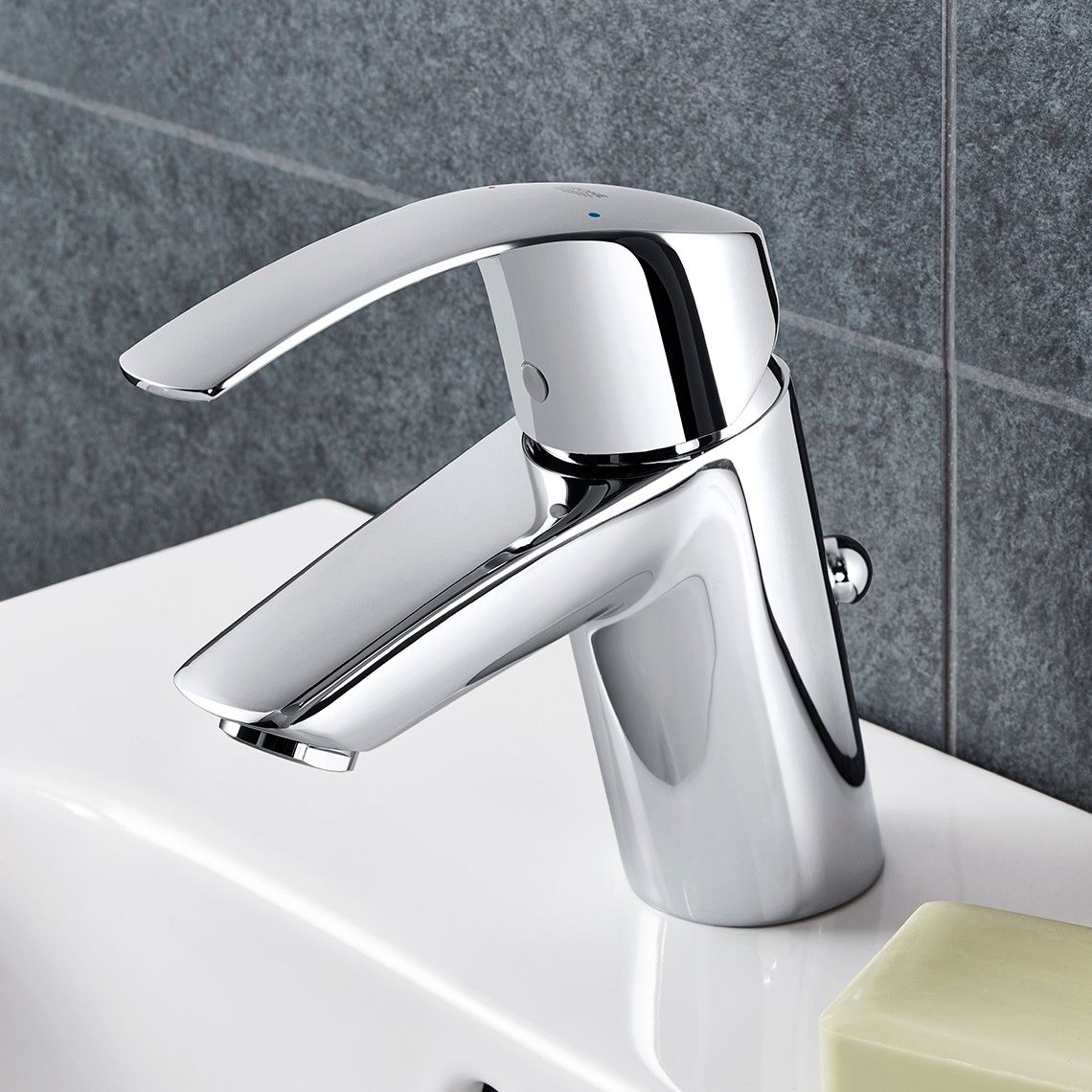 Змішувач для умивальника Grohe Eurosmart S-Size, хром (33265002)