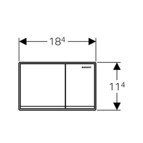 Omega 60 змивних клавіш, що метал, біле скло