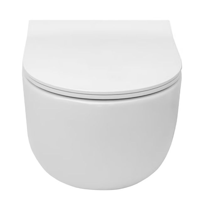 MERIDIAN Rimless унiтаз пiдвiсний CPT, в комплектi з сидiнням Urea/Duroplast  Slim, slow closing (48см)