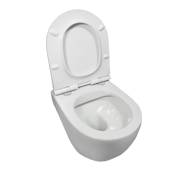 MERIDIAN Rimless унiтаз пiдвiсний CPT, в комплектi з сидiнням Urea/Duroplast  Slim, slow closing (48см)