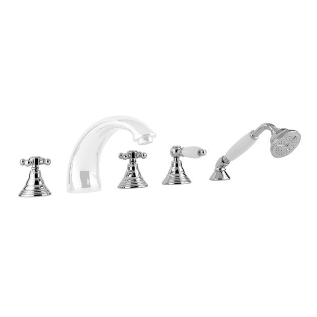 Змішувач для ванни Paffoni Belinda-Melissa без носика, хром (FBLV041CR)