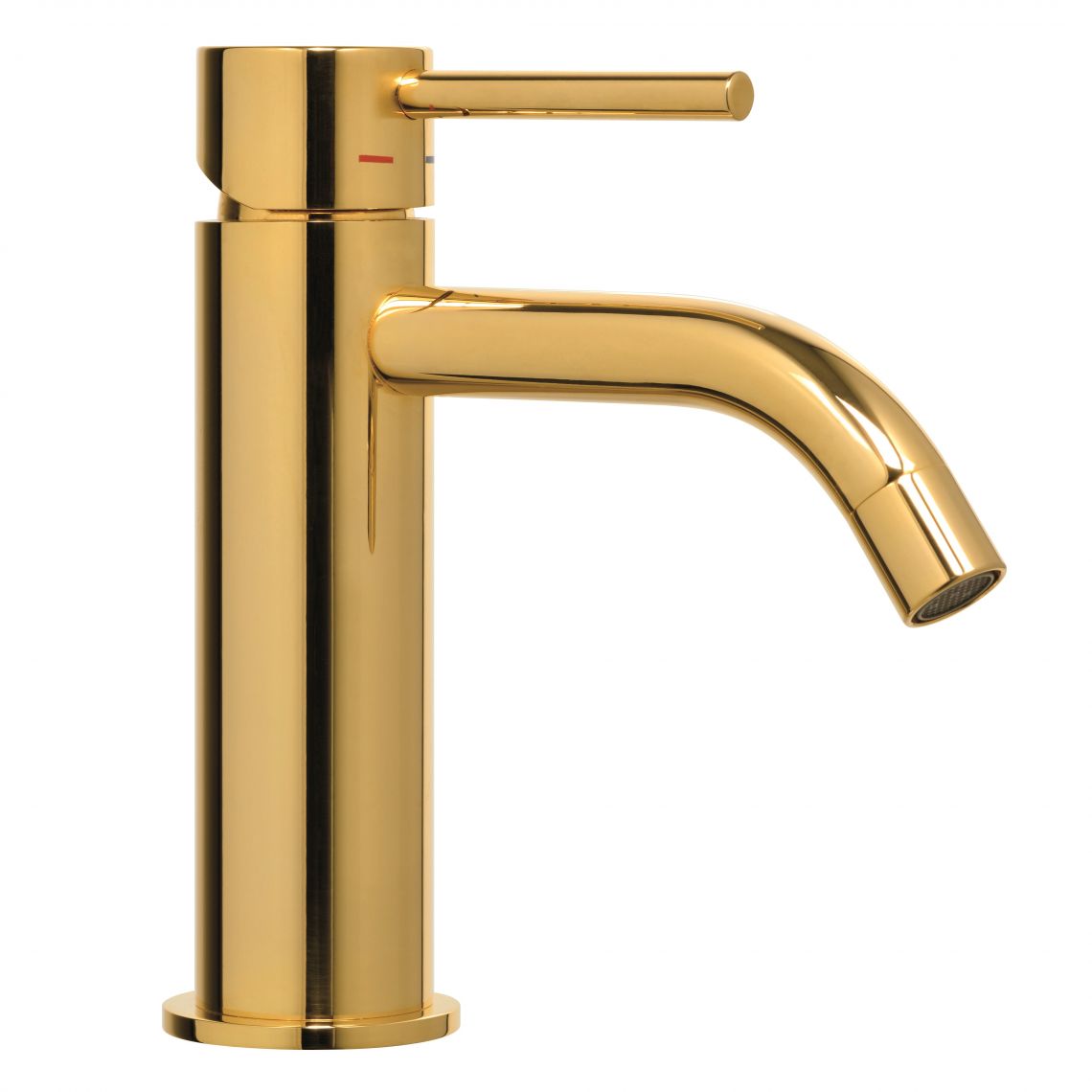 Змішувач для умивальника Paffoni Light без донного клапана, медове золото