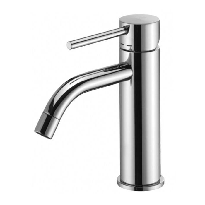 Змішувач для умивальника Paffoni Light з донним клапаном, метал (LIG075ST)