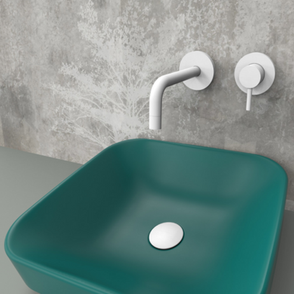 Змішувач для умивальника Paffoni Light прихованого монтажу, білий (LIG106BO)