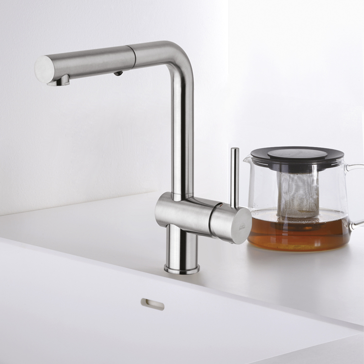 Змішувач для мийки Paffoni Light, чорний матовий (LIG285NO-MET)