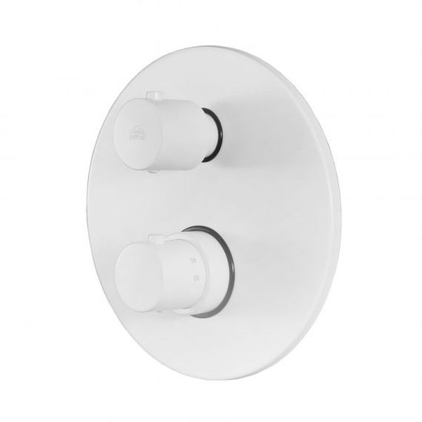 Термостатичний змішувач для душу Paffoni Light на 3 позиції, Bianco Opaco (LIQ019BO)