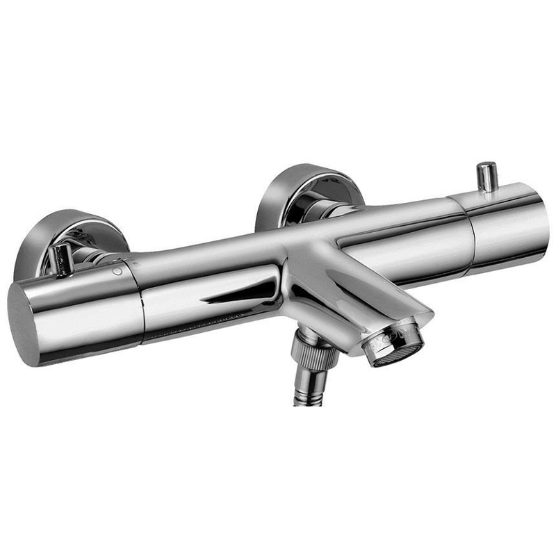 Змішувач для ванни / душа з термостатом Paffoni Light, хром (LIQ022CR)