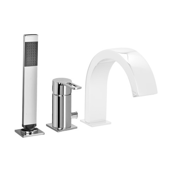 Змішувач для ванни Paffoni Ringo з ручним душем, без носика, хром (RIN041LCR)