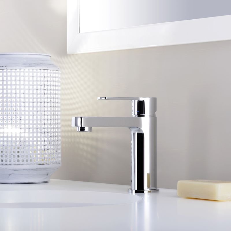 Змішувач для умивальника Paffoni Ringo без донного клапана, хром (RIN071CR-ES)