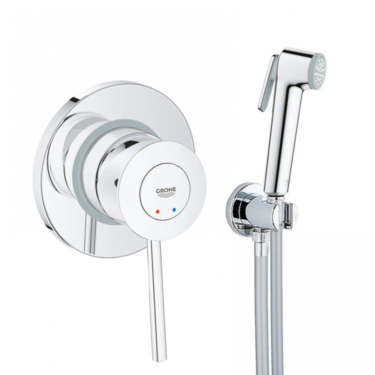 Комплект для гігієнічного душу Grohe Bau Classic з New Tempesta-F, хром (UA11104801)