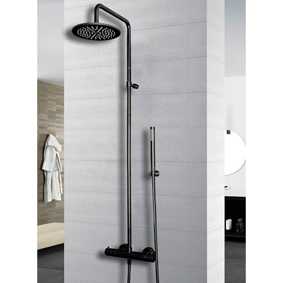 Душова система Paffoni Light, чорний (ZCOL684LIQNO)