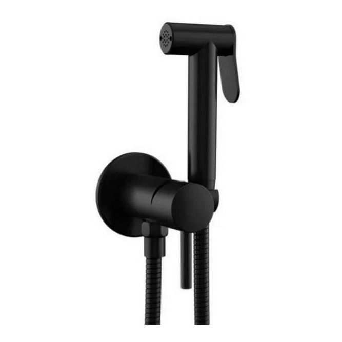 Гігієнічний душ Paffoni Tweet Round Mix, чорний (ZDUP110NO)