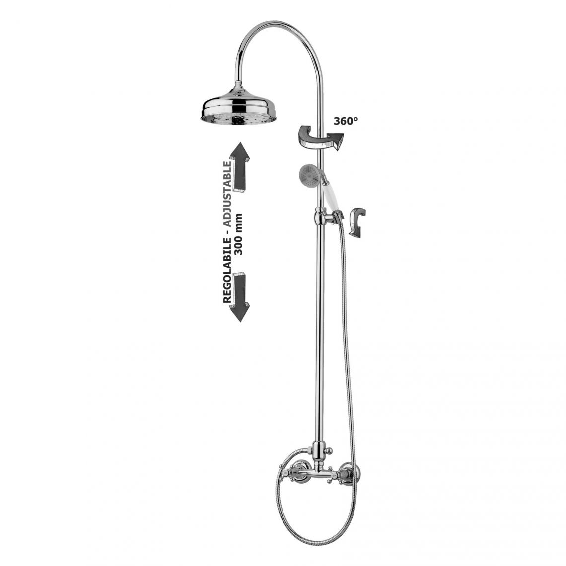 Душова система Paffoni Belinda (ZCOL000CR)