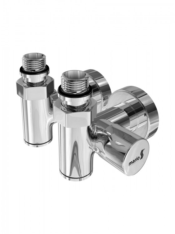 Кран кутовий під ТЕН, G1/2″ комплект