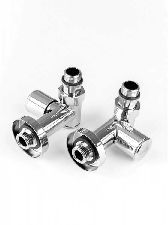 Кран кутовий під ТЕН, G1/2″ комплект
