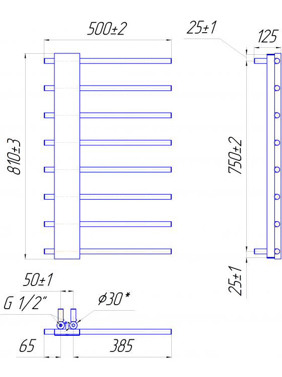 Комфорт 810x500/50