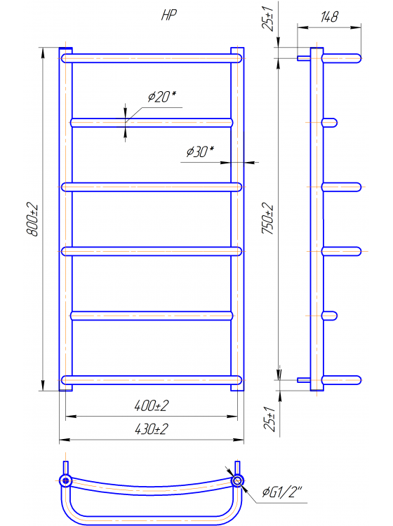 Люкс HP 800x430/400