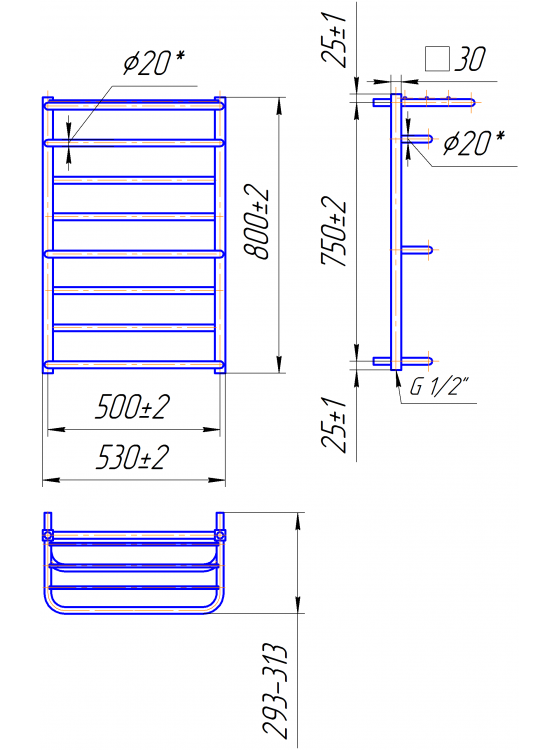 Люксор 800x530/500