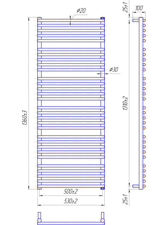 Преміум Турін 1360x530/500