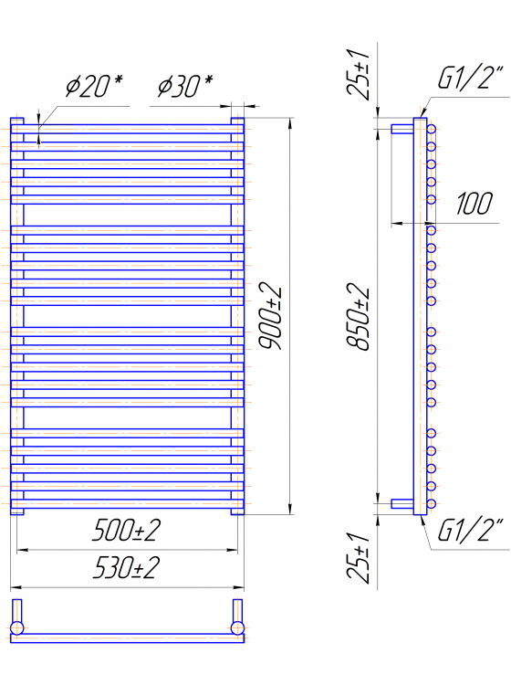 Преміум Турін 900x530/500