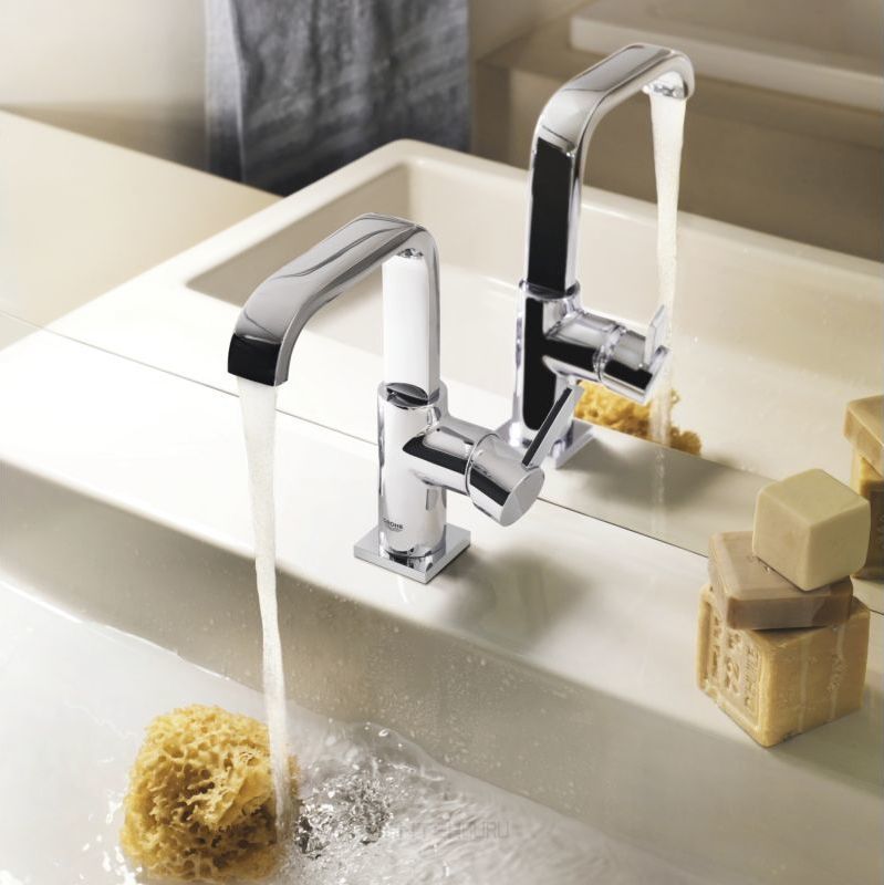 Змішувач для умивальника Grohe Allure L-Size з донним клапаном, хром (32146000)