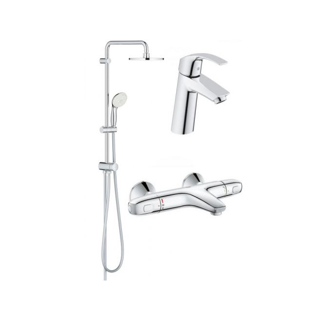 Комплект змішувачів Grohe EuroSmart, хром (34102TS)