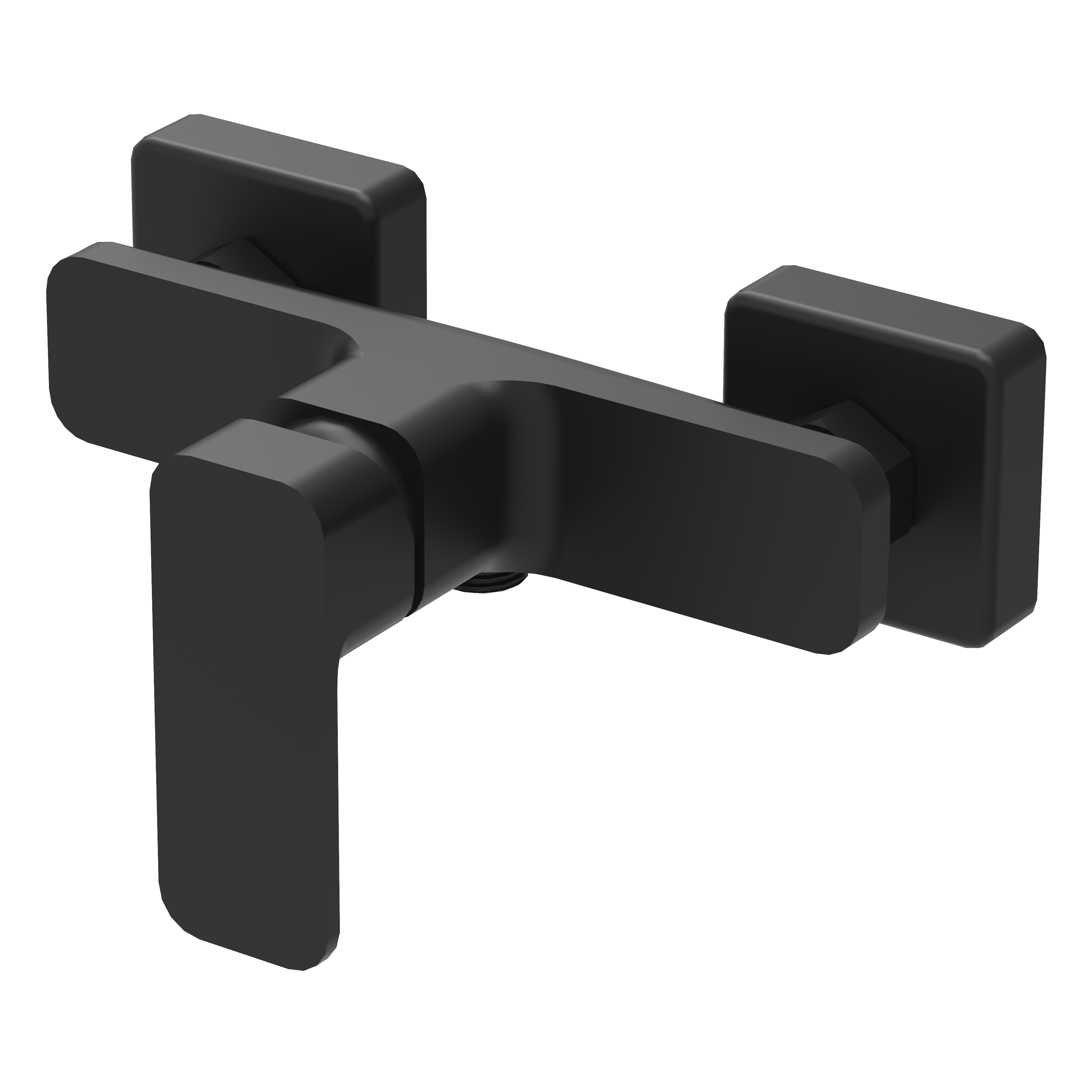 BILOVEC змiшувач до душа, чорний мат, 35мм