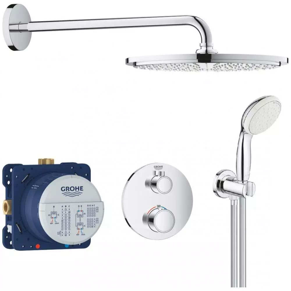 Комплект для душа Grohe Grohtherm Smartcontrol з Rainshower Mono 310, хром (UA26406SC0)