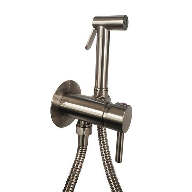 Гігієнічний душ зі змішувачем Paffoni Tweet Round Mix, нержавіюча сталь (ZDUP110ST)