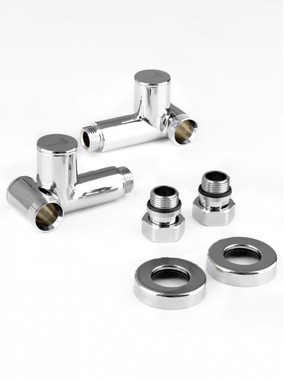 Кран кутовий під ТЕН, G1/2″ комплект