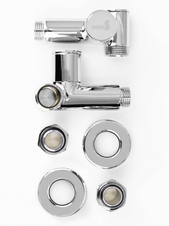 Кран кутовий під ТЕН, G1/2″ комплект